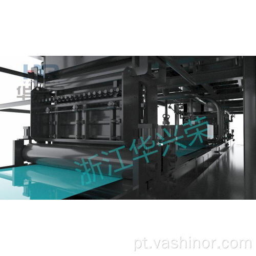 Linha de produção de máquinas de tecido não tecido spunbond PP